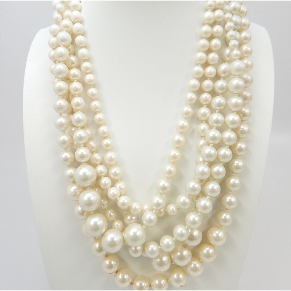 NWT JCREW FACTORY 5 strand Pearls